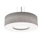 Afx Montclair 24in. LED Pendant, Satin Nickel Finish, Grey Shade MCP2432L5AJUDSN-GY - alternate 1